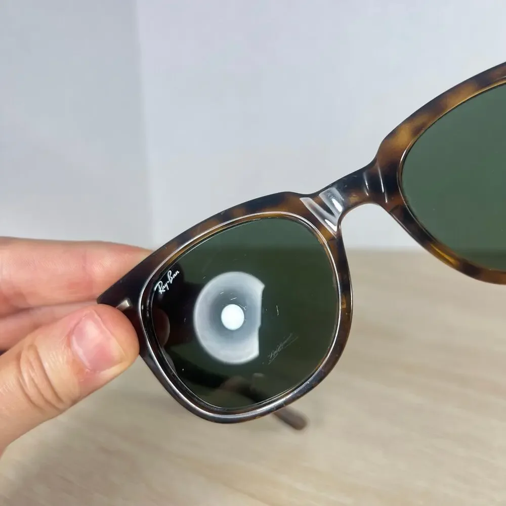 Ray-Ban RB4168 Meteor 710 Sunglasses Tortoise Shell READ DESC Italy